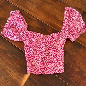 Isabelles Cabinet Pink Top Size S Corset Back